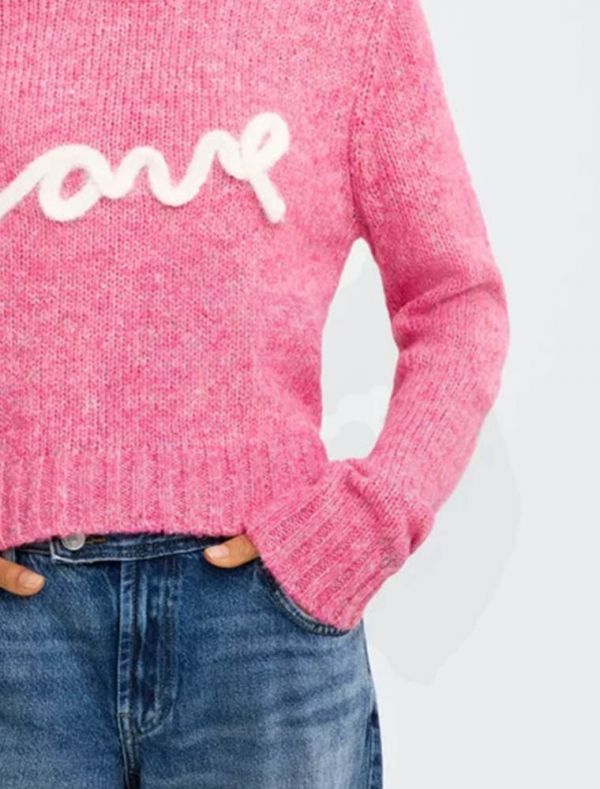 Pullover manica lunga Only - fuxia