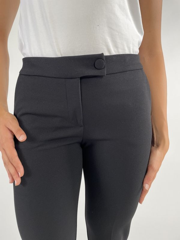 Pantalone curvy Rinascimento Curvy - nero