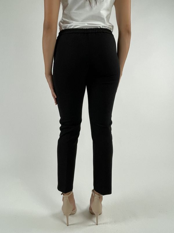 Pantalone curvy Rinascimento Curvy - nero