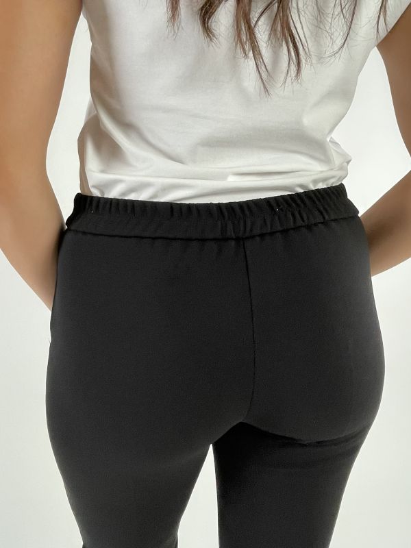 Pantalone curvy Rinascimento Curvy - nero