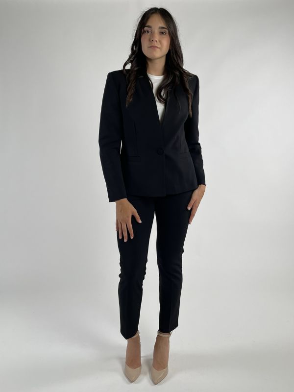 Pantalone curvy Rinascimento Curvy - nero