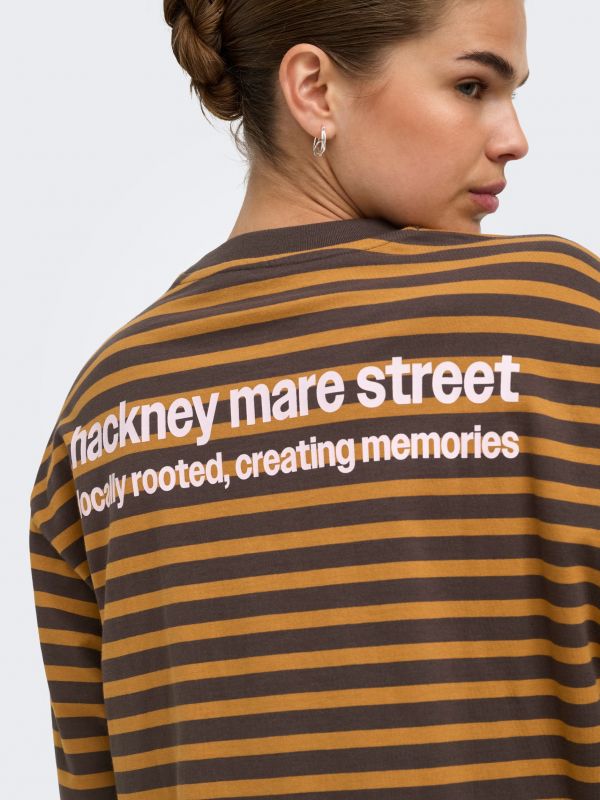 Maglia manica lunga Only - marrone arancione