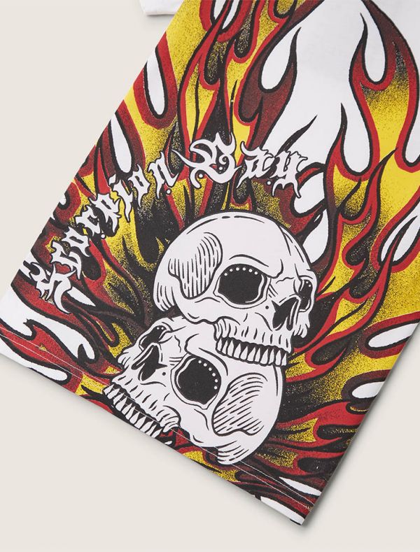 T-shirt manica corta Scorpion Bay - bianco