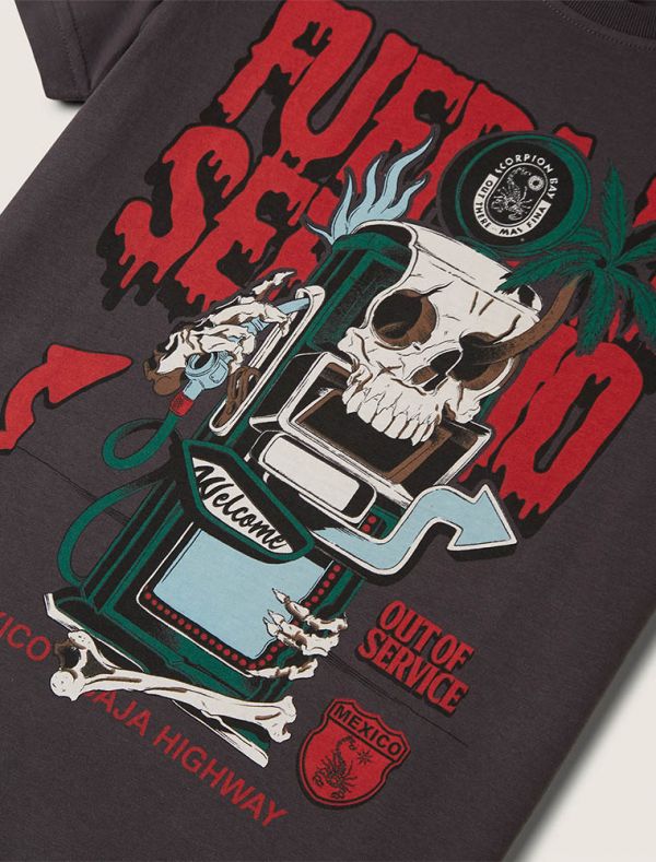 T-shirt manica corta Scorpion Bay - antracite