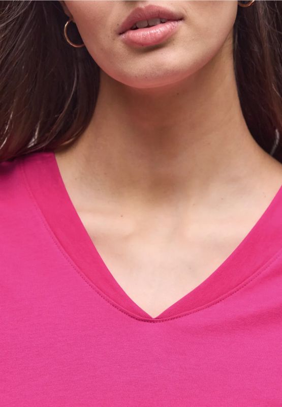 T-shirt manica corta Street One - fucsia