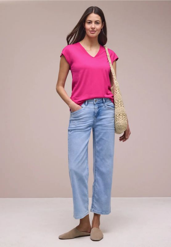 T-shirt manica corta Street One - fucsia
