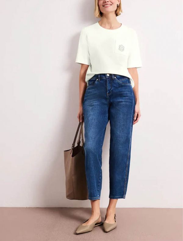 T-shirt manica corta Street One - bianco
