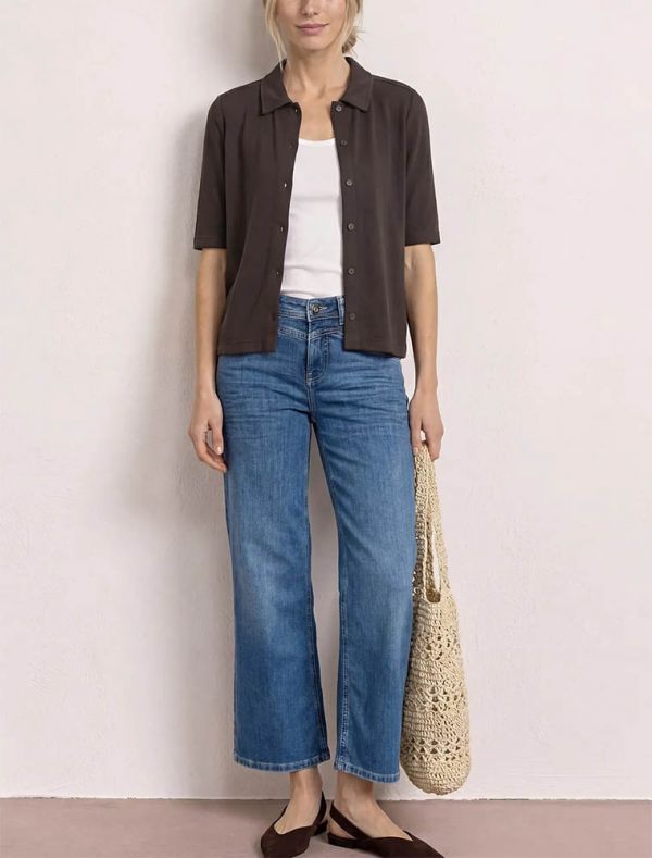 Maglia manica corta Street One - marrone
