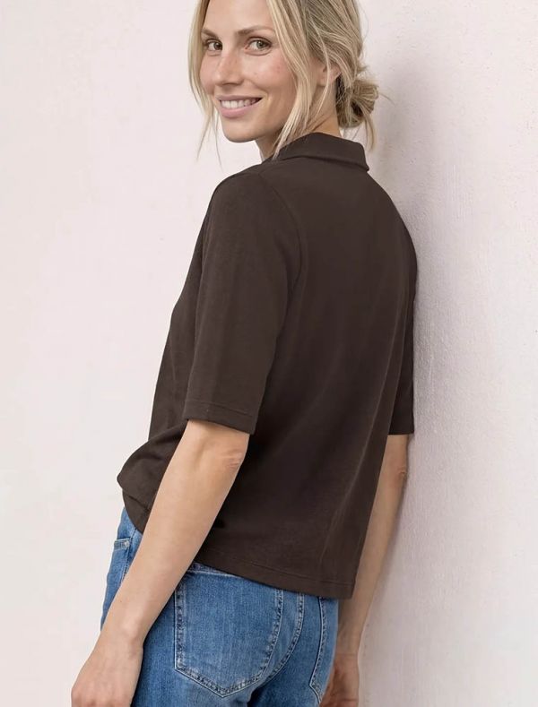 Maglia manica corta Street One - marrone
