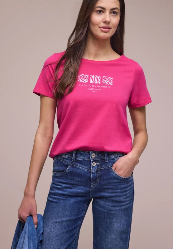 T-shirt manica corta Street One - magenta