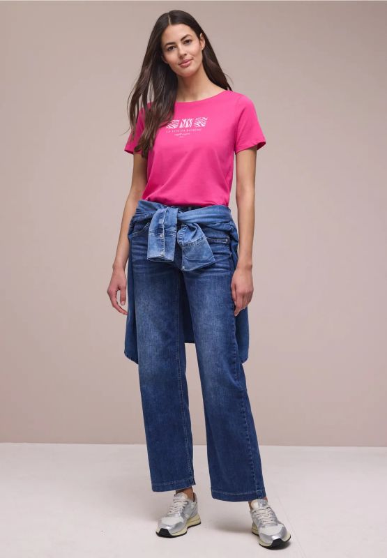 T-shirt manica corta Street One - magenta