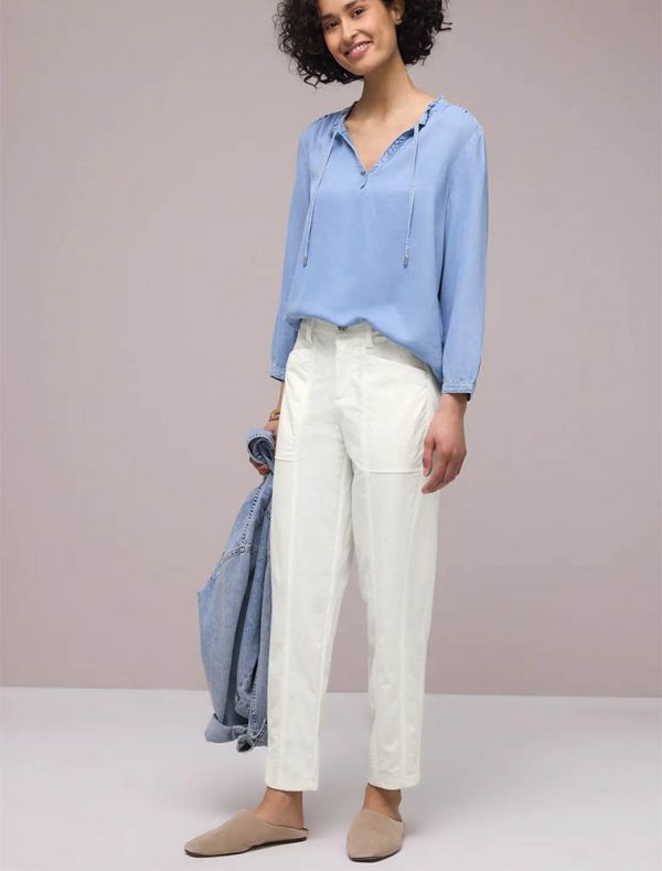 Pantalone Street One - bianco