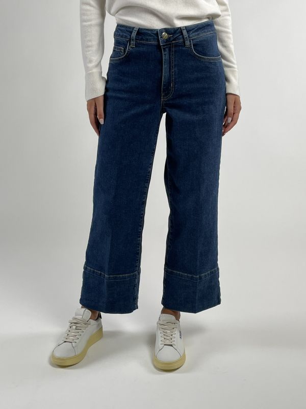 Pantalone jeans Emme - blu medio