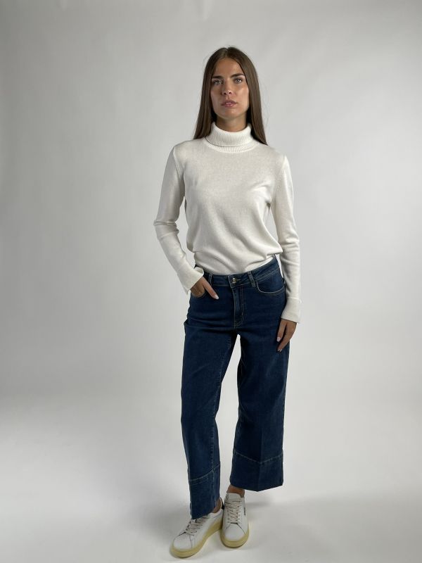Pantalone jeans Emme - blu medio