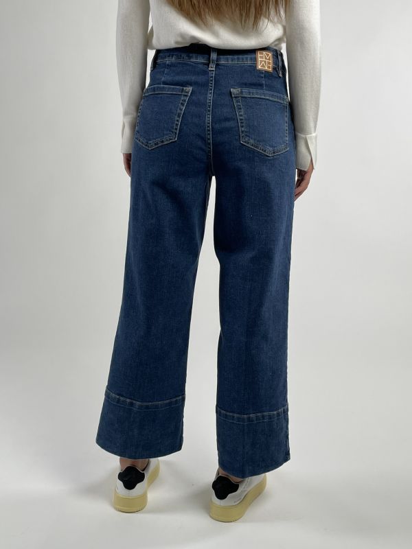 Pantalone jeans Emme - blu medio