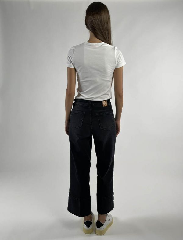 Pantalone jeans Emme - nero stone