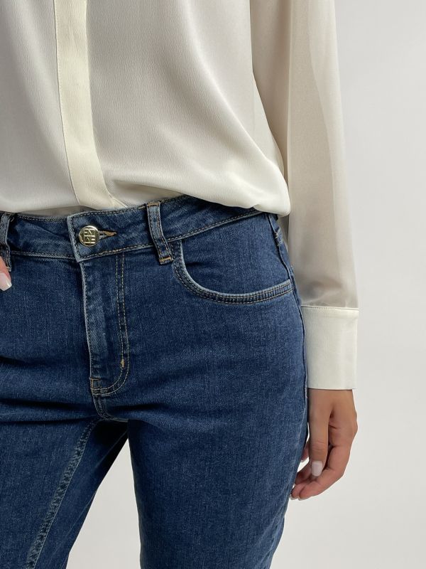 Pantalone jeans Emme - blu medio