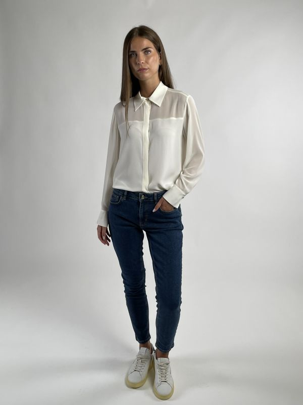 Pantalone jeans Emme - blu medio