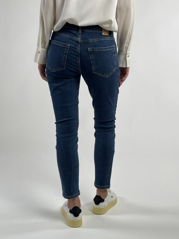 Pantalone jeans Emme - blu medio