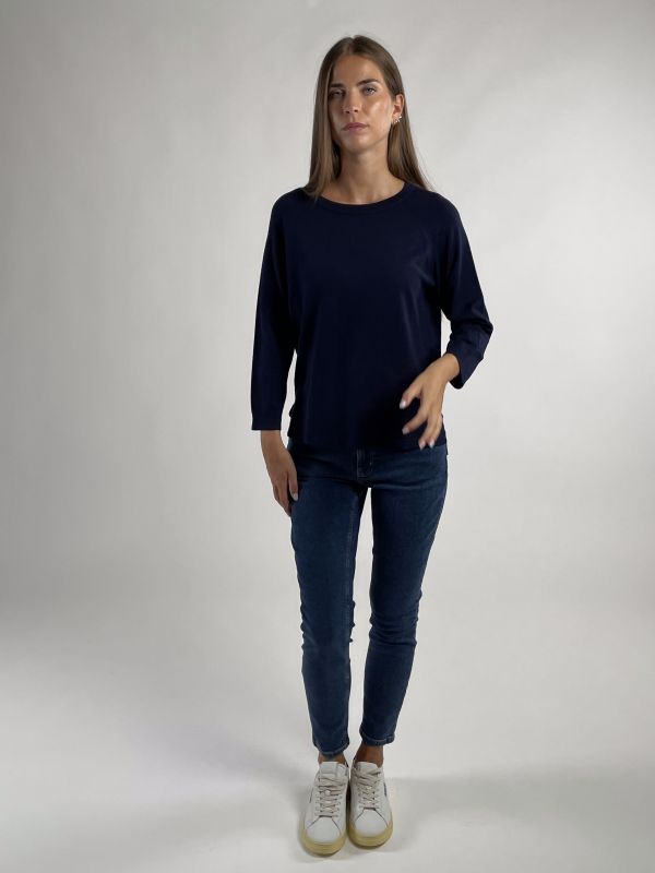 Maglia manica lunga Emme - navy