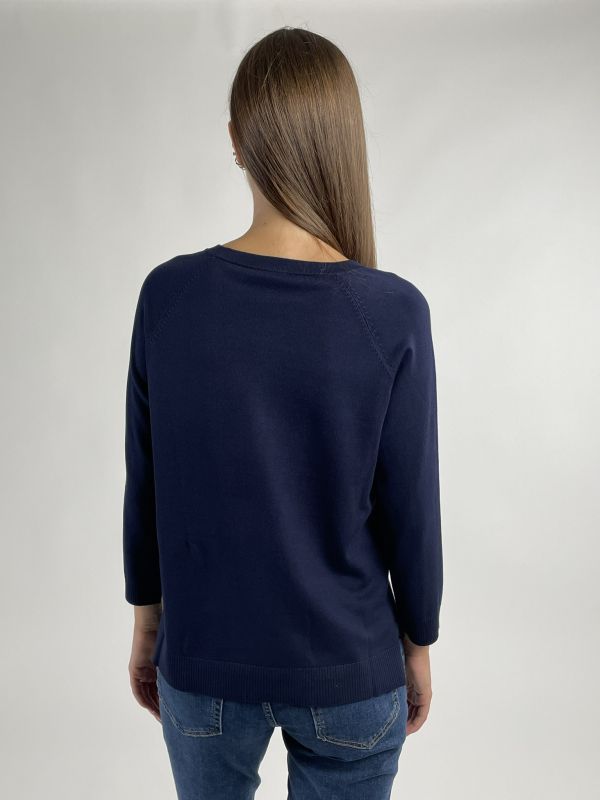 Maglia manica lunga Emme - navy
