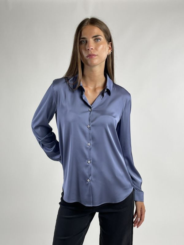 Camicia manica lunga Emme - ortensia