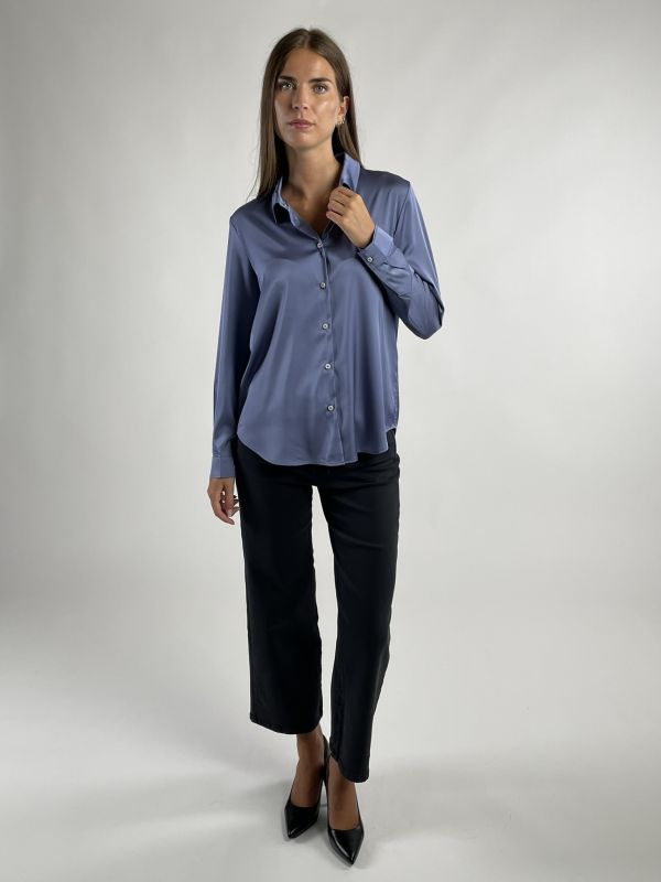Camicia manica lunga Emme - ortensia