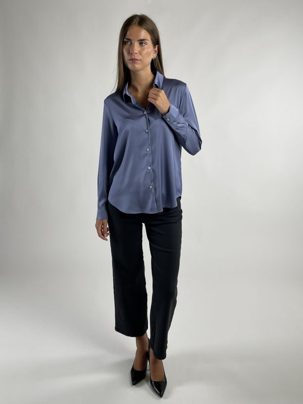 Camicia manica lunga Emme - ortensia