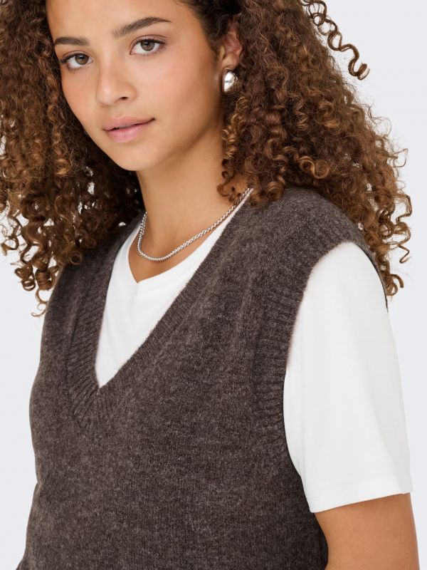 Pullover senza maniche Jdy - marrone