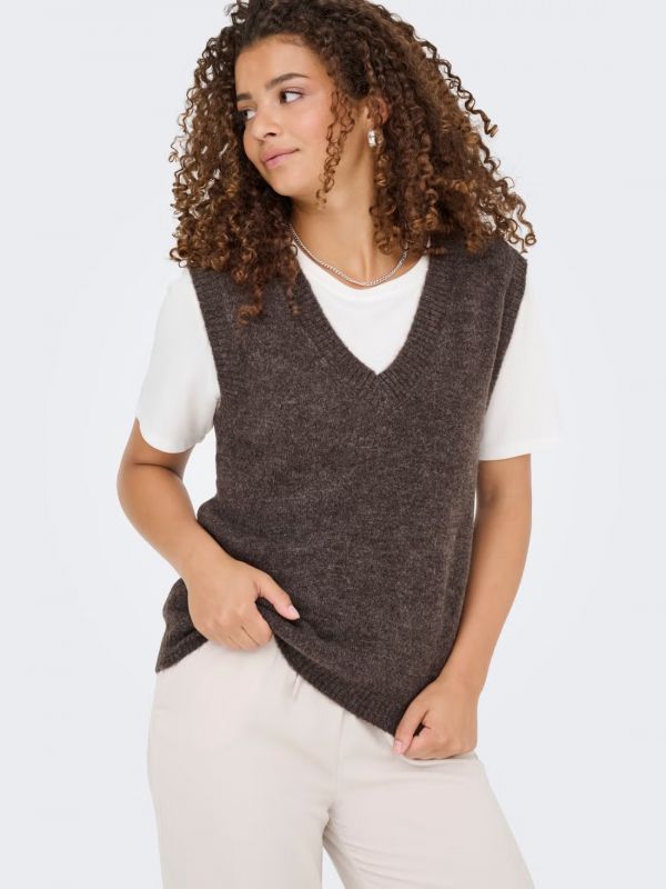 Pullover senza maniche Jdy - marrone