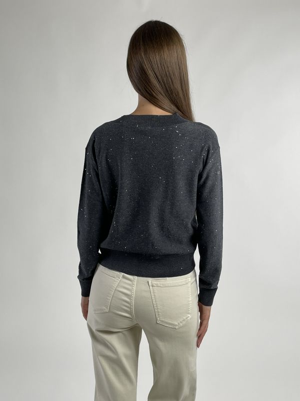 Maglia manica lunga Emme - grigio melange