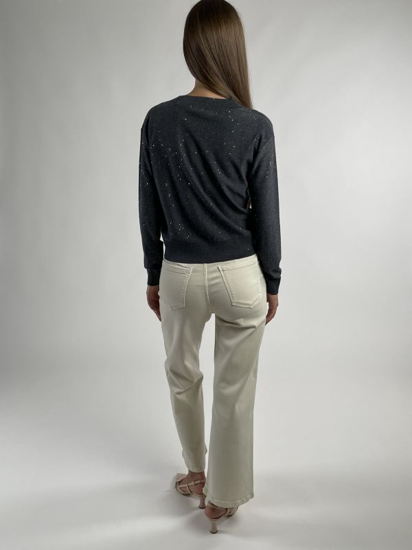 Maglia manica lunga Emme - grigio melange