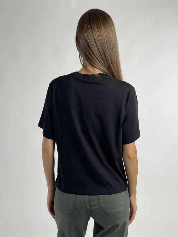 T-shirt manica corta Emme - nero