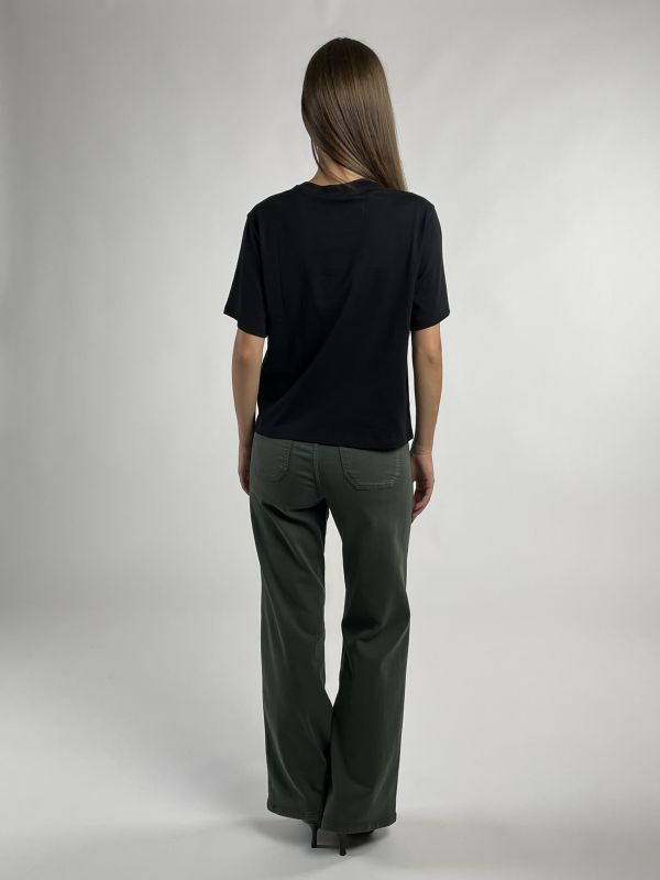 T-shirt manica corta Emme - nero