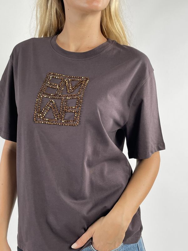 T-shirt manica corta Emme - testa moro