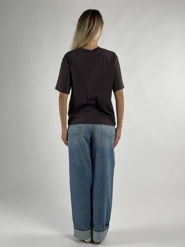 T-shirt manica corta Emme - testa moro