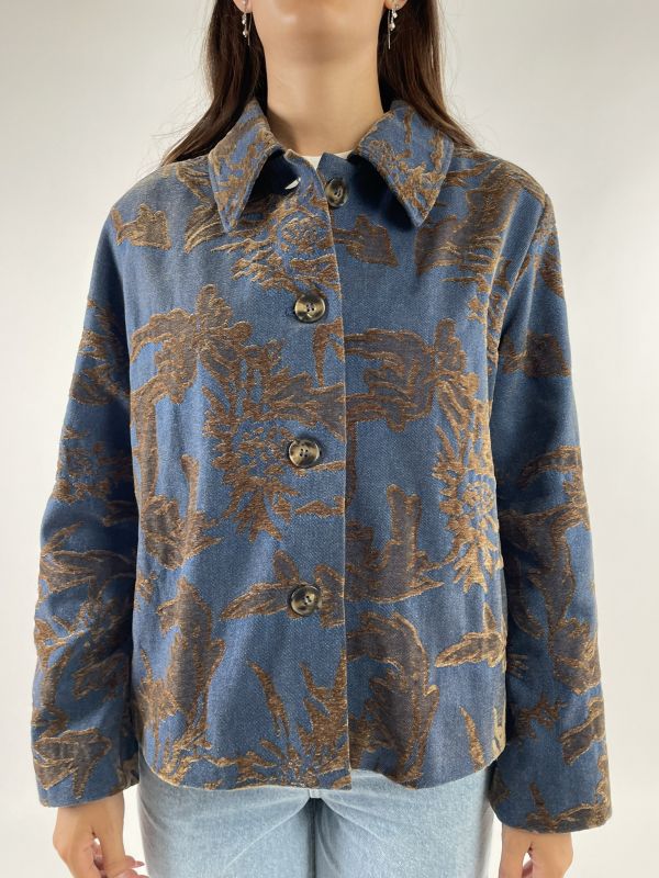 Giacca Emme - blu cammello