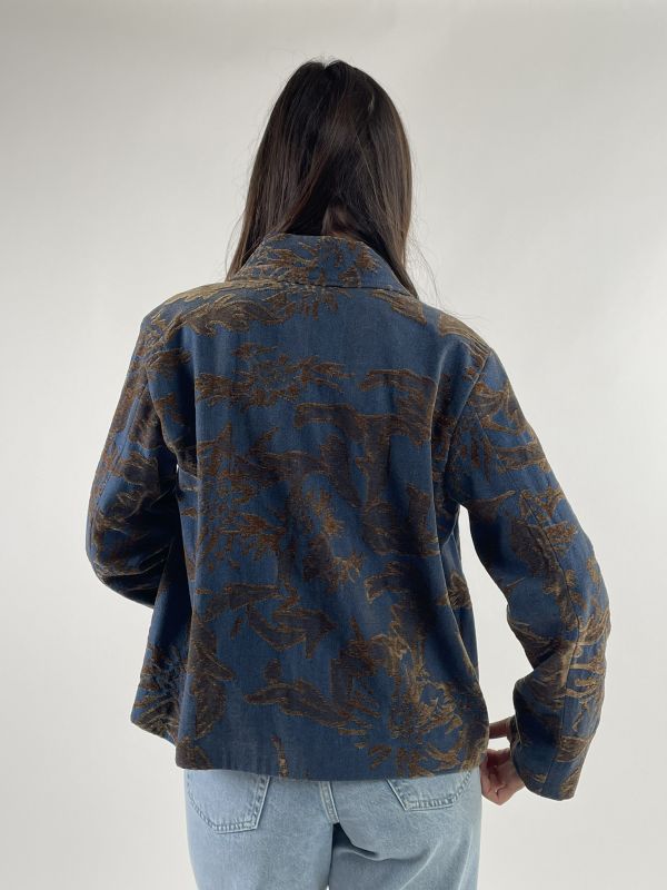 Giacca Emme - blu cammello