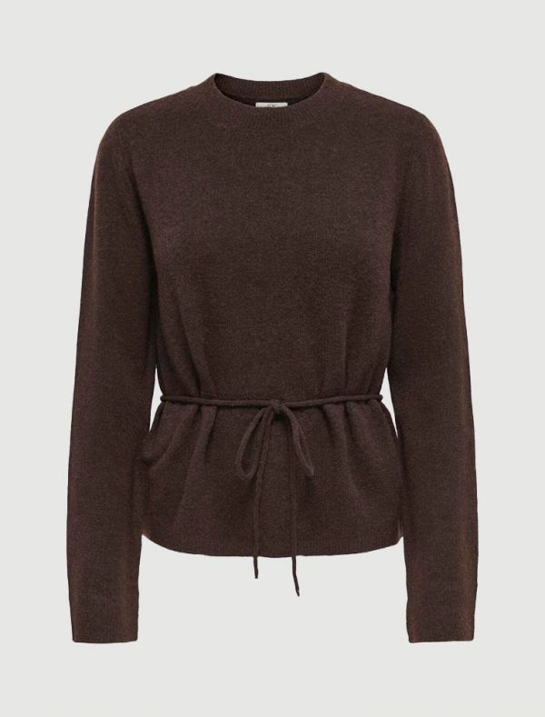 Maglia manica lunga Jdy - marrone