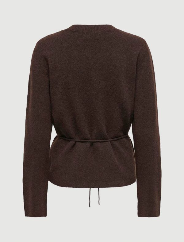 Maglia manica lunga Jdy - marrone