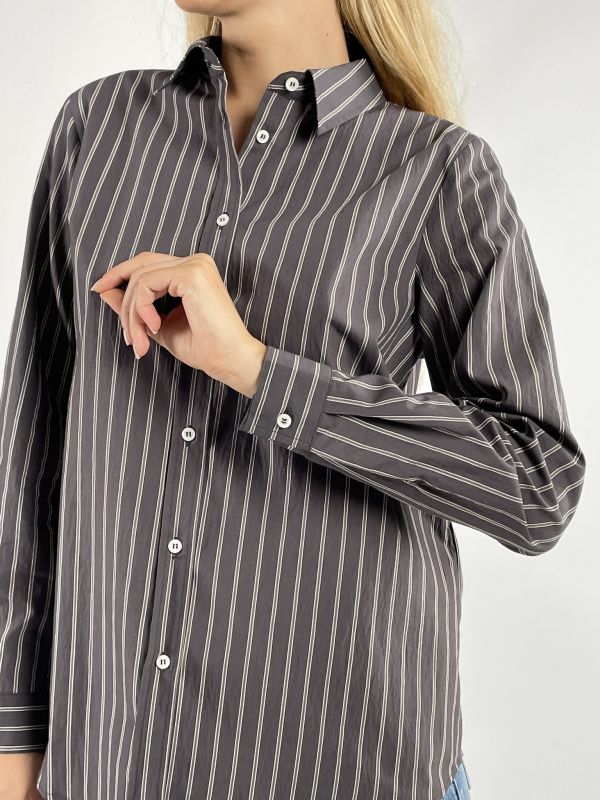 Camicia manica lunga Emme - moro scuro