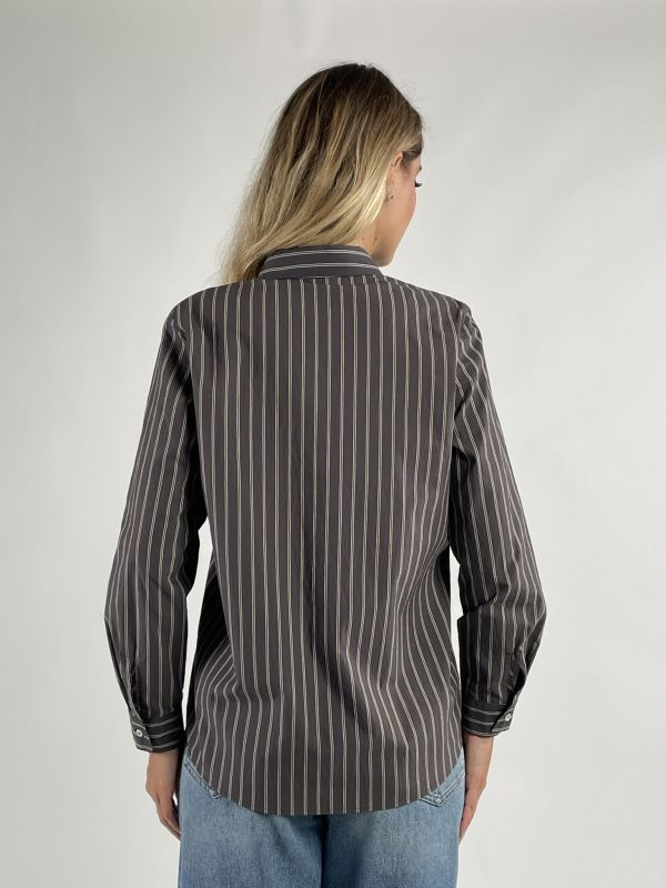 Camicia manica lunga Emme - moro scuro