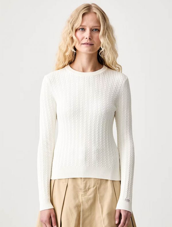 Maglia manica lunga Guess Jeans - bianco