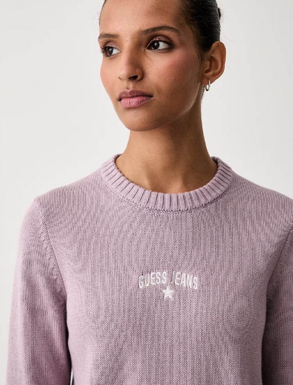 Maglia manica lunga Guess Jeans - lilla