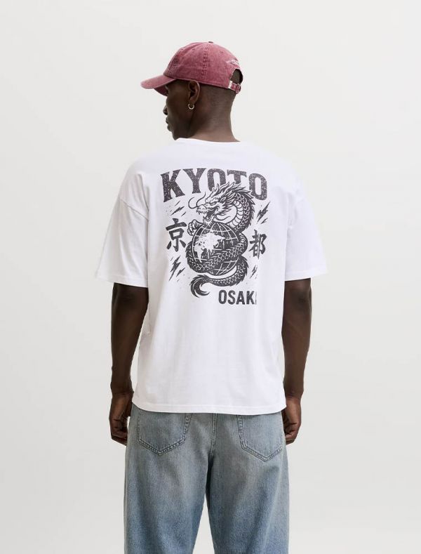 T-shirt manica corta Jack & Jones - bright white