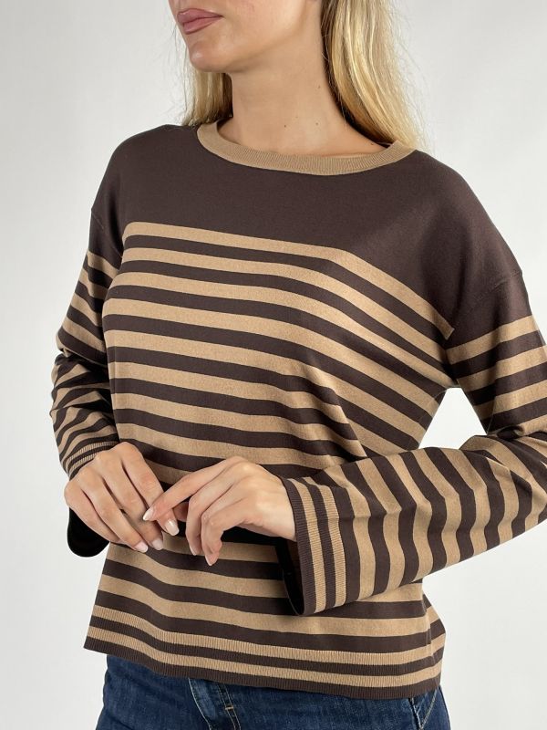 Maglia manica lunga Iblues - cammello