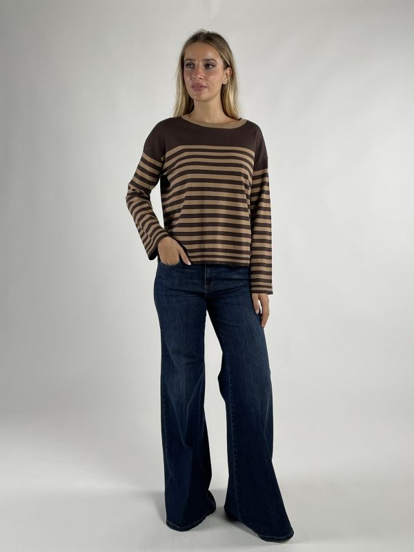 Maglia manica lunga Iblues - cammello