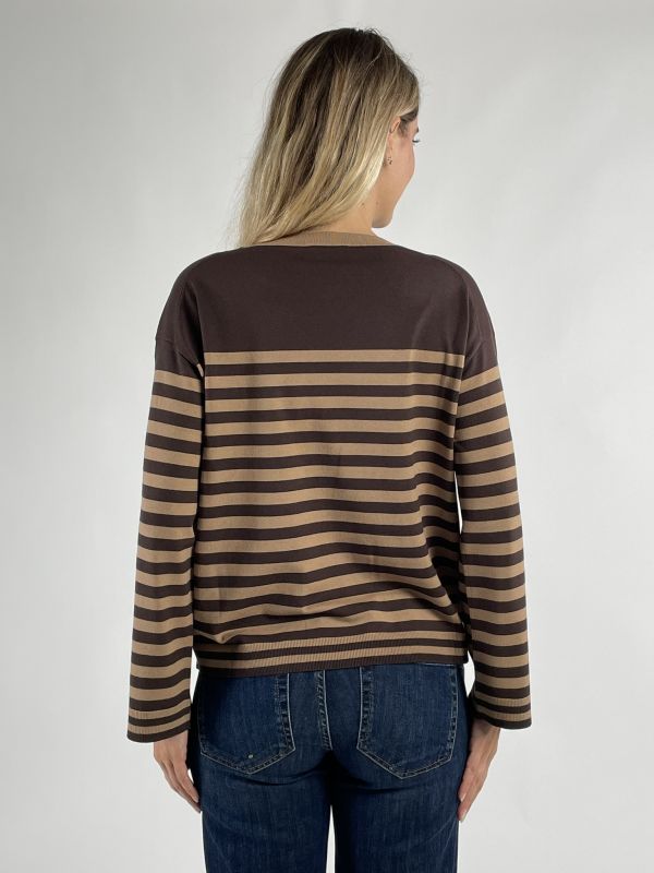 Maglia manica lunga Iblues - cammello