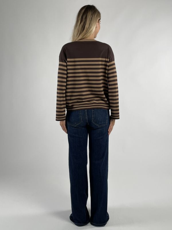 Maglia manica lunga Iblues - cammello