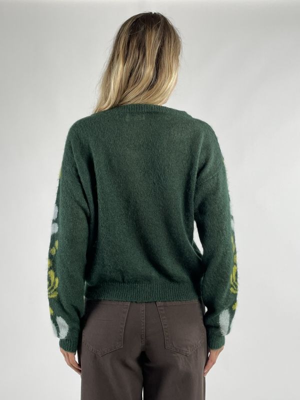 Pullover manica lunga Iblues - verdone